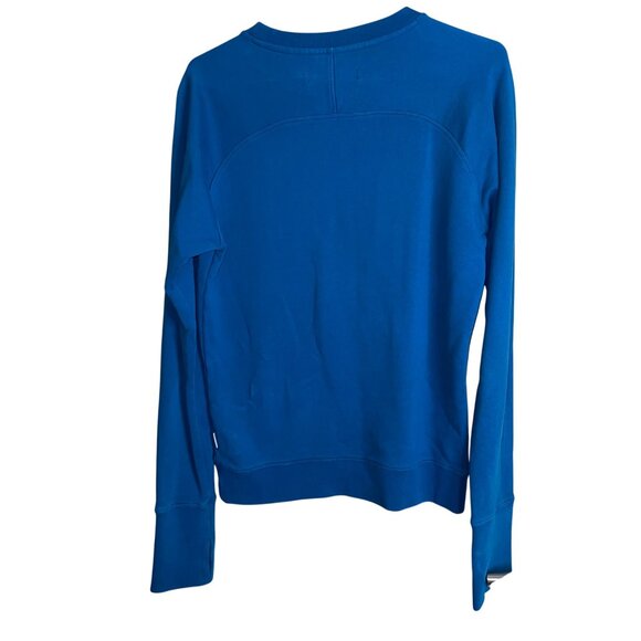 Orlebar Brown Mens Sweatshirt Size Small Blue Thumb Hole Crew Neck Pure Cotton - Picture 8 of 8